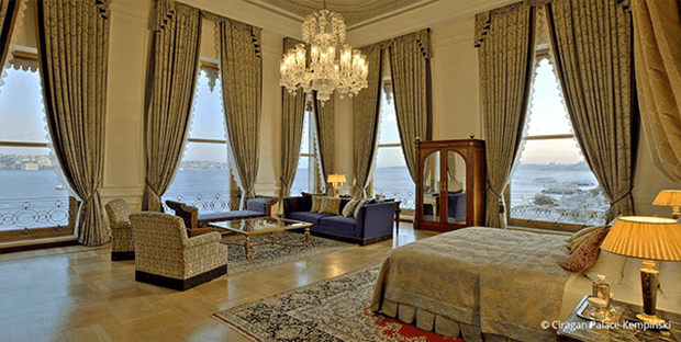 Ciragan Palace Kempinski, Istanbul, Turkey, Luxury hotel