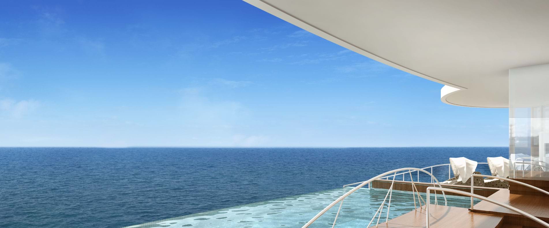 Regent Seven Seas Explorer, Infinity Pool, Luxury Cruise