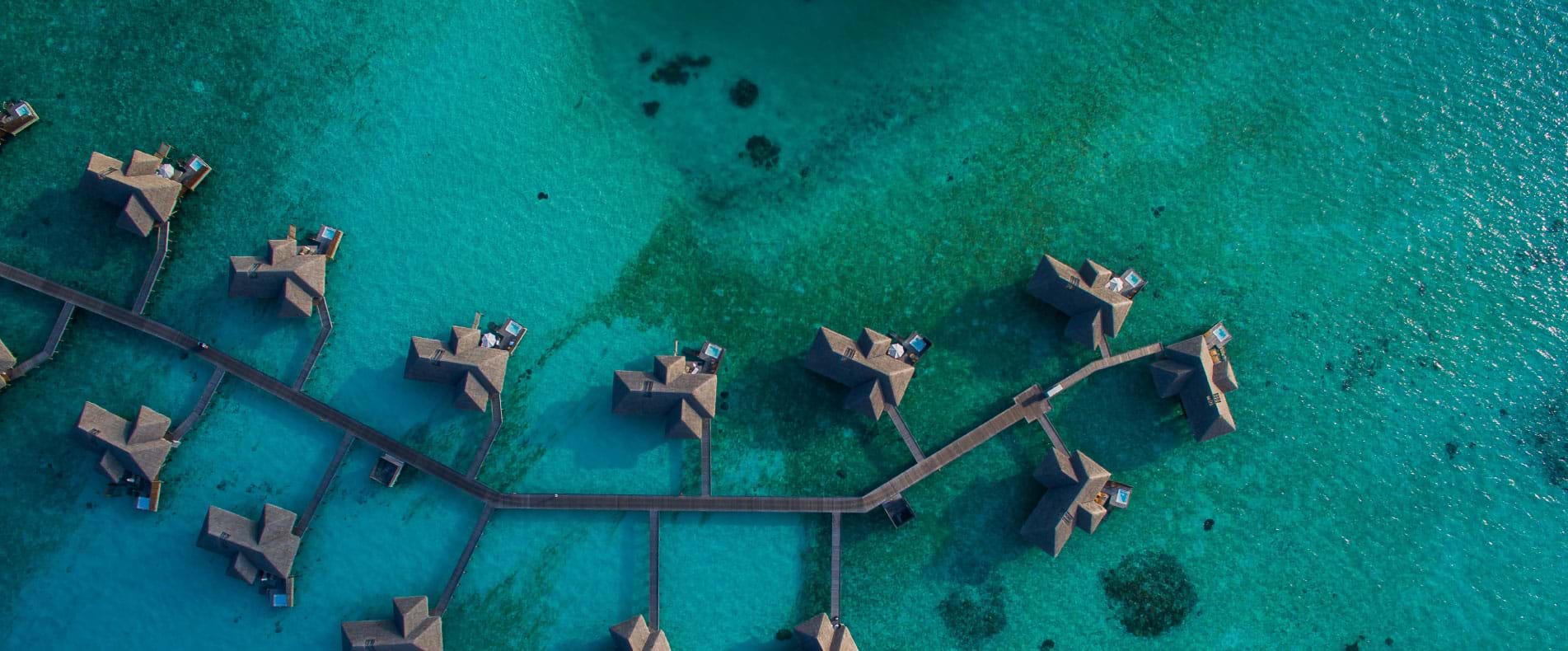 North Central Province, Maldives, Overwater Bungalows