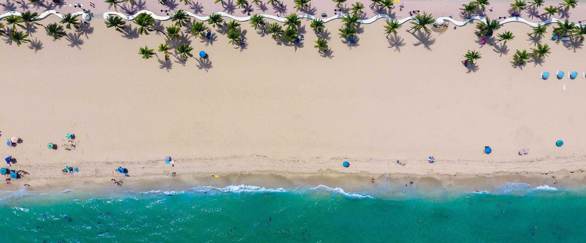 Beach in Boca Raton, Florida, Travel Agency
