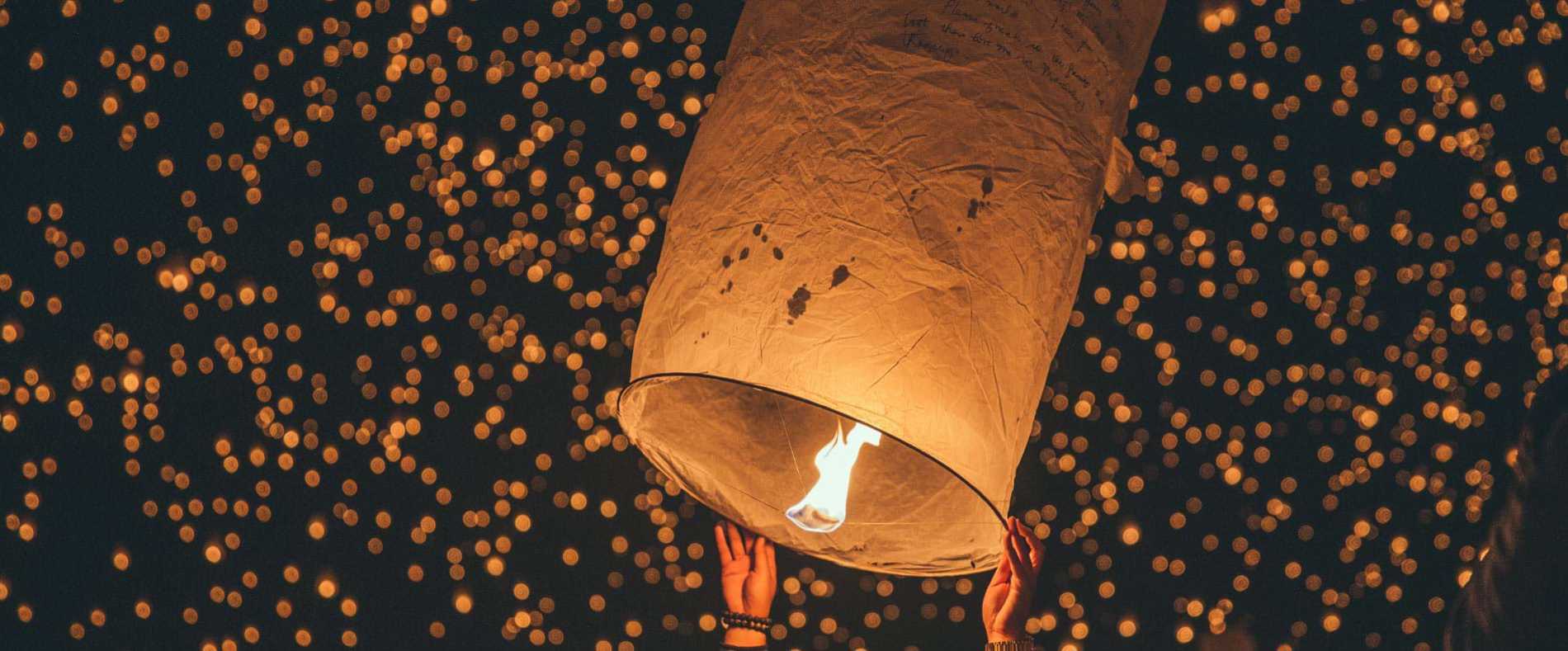 Paper lanterns in Chiang Mai, Thailand